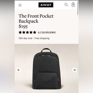 AWAY – The Front Pocket Backpack